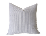 Farmhouse Pillow Cover 20x20 / Ticking Stripe 20x20 / Solid Blue 26x26 / Chambray Blue Pillow / Solid pillow 12x21 / Light Blue - Annabel Bleu