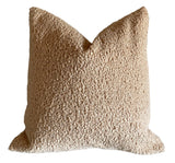 Caramel Faux Sherpa Fur Pillow Cover / Pillow Case 16x16 / Fur 20x20 / Fur 22x22 / Caramel Pillow 24x24 / Soft Pillow 26x26 / Fur 14x36 / Fur Body Pillow - Annabel Bleu