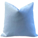 Ice Blue Vintage Velvet Pillow Cover / Light Blue Velvet Pillow Cover available in 10 Sizes - Annabel Bleu