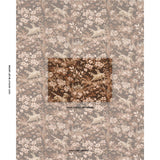 Schumacher Hound Meadow Fabric by the yard: Sepia Brown Hunting Toile - Annabel Bleu