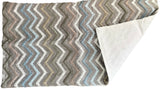 Sale: 12x21 Embroidered Osborne and Little Pillow Cover - Annabel Bleu