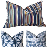 Sale: Outdoor 12x18 Lumbar Pillow Covers - Annabel Bleu