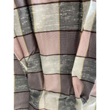 1950’s Pink Plaid Drapery Panel - Annabel Bleu