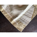 Mid Century Modern Gold Atomic Drapery Panel - Annabel Bleu