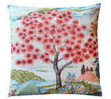 Coral Daintree Pillow Cover - Annabel Bleu