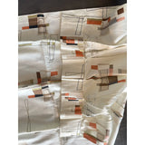 1950s Atomic Mid-Century Modern Drapery Panel - Annabel Bleu