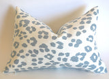 Indoor or Outdoor Iconic Leopard Pillow Cover / Double sided Schumacher Pillow / Schumacher Iconic leopard pillow cover / Outdoor Linen Cushion cover - Annabel Bleu