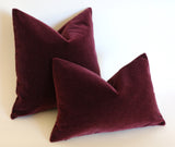 Angora Fur Mohair Velvet Pillow Covers: Special Order - Annabel Bleu