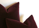 Angora Fur Mohair Velvet Pillow Covers: Special Order - Annabel Bleu