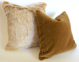 Angora Fur Mohair Velvet Pillow Covers: Special Order - Annabel Bleu
