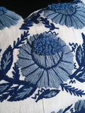 Swedish wool pillow cover / Schumacher pillow cover / Blue and White Pillow cover / Nordic Decor - Annabel Bleu