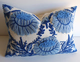 Swedish wool pillow cover / Schumacher pillow cover / Blue and White Pillow cover / Nordic Decor - Annabel Bleu
