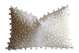 Fawn Pillow Cover / 26x26 Beige pillow / 26x26 Euro pillow / 26x26 Deer throw pillow / Deer Cushion / 26x26 Bed pillow / Beige Euro Sham - Annabel Bleu