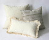 Add Cotton Fringe to any Pillow Cover - Annabel Bleu