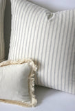 Add Cotton Fringe to any Pillow Cover - Annabel Bleu
