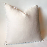 One Solid Navy Blue 100% Linen Decorative Zipper Pillow Cover / Dark Blue Linen Pillow 18x18 20x20 22x22 24x24 26x26 14x36 16x24 - Annabel Bleu