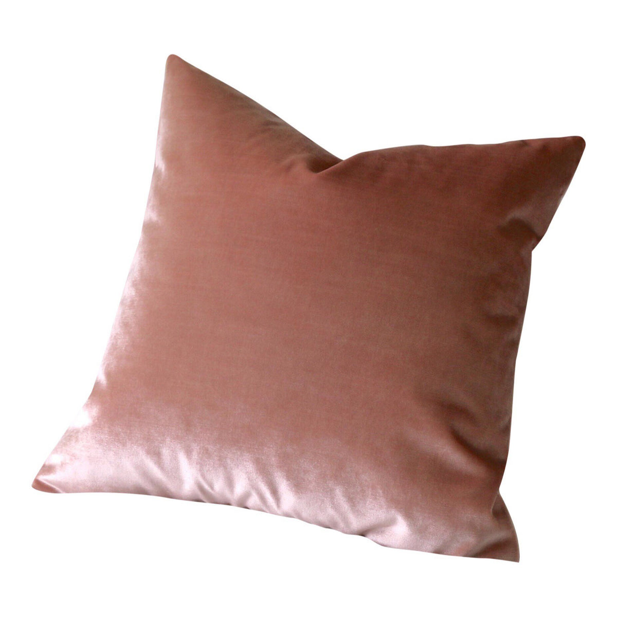 Blush Pink Velvet Pillow Cover - Throw Pillow - Accent Pillow - Both Sides  - 12x16, 12x20, 14x18, 14x24, 18x18, 20x20, 22x22, 24x24, 26x26