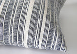 Mid Century Euro Shams Navy or Grey / Euro Pillow Shams / Cushion Covers / Euro Pillow Case - Annabel Bleu