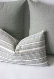 26x26 Pillow Cover +9 More Sizes / Choose Size in Dropdown / Navy Euro Sham 26x26 / Navy Blue Throw Pillows / 26 x 26 Pillow Cover / Grey or Navy - Annabel Bleu