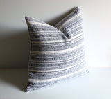 Mid Century Euro Shams Navy or Grey / Euro Pillow Shams / Cushion Covers / Euro Pillow Case - Annabel Bleu
