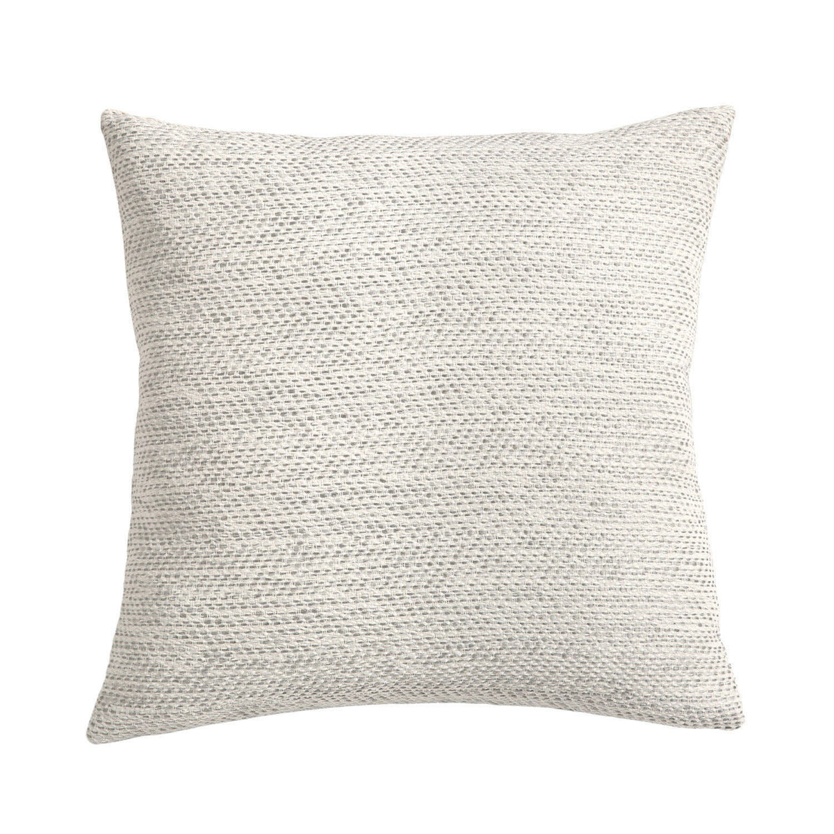 Woven White Pillow Grey White Textured Pillow 12x18 12x21 16x24