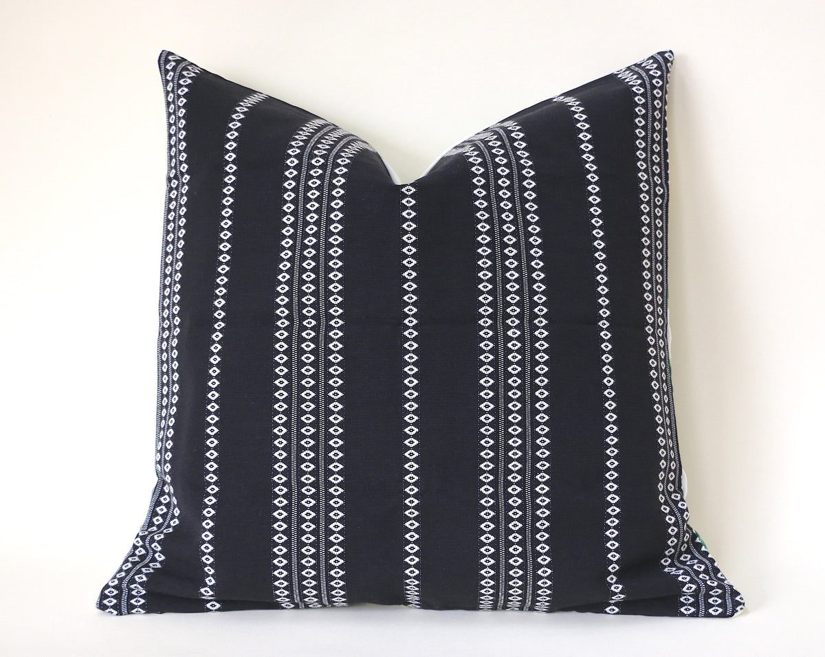 Large Black Sofa Pillows / Euro Shams / Huge Pillows / Large Black