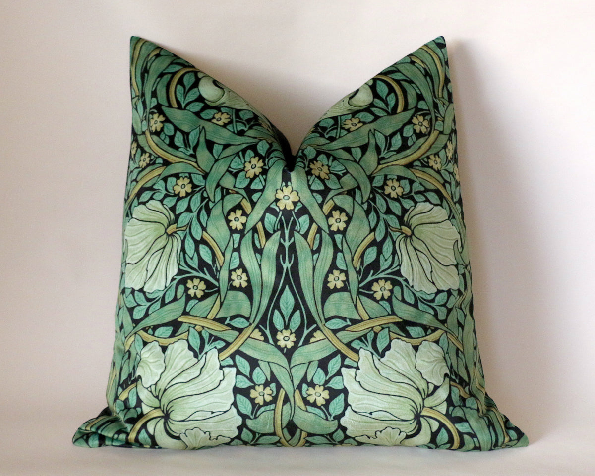 Velvet William Morris Pimpernel Upholstery Fabric by the yard