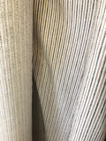 Upholstery Fabric by the yard / Jute stripe fabric / Beige Home Decor Fabric / Woven Taupe Fabric / 1/4" Stripe Fabric - Annabel Bleu