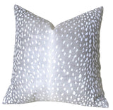 Grey 24x24 Pillow Cover + 9 Other Sizes / Fawn Grey pillow / 24x24 Gray accent pillow / 24x24 Grey throw pillow / Gray Pillow Sectional sofa - Annabel Bleu