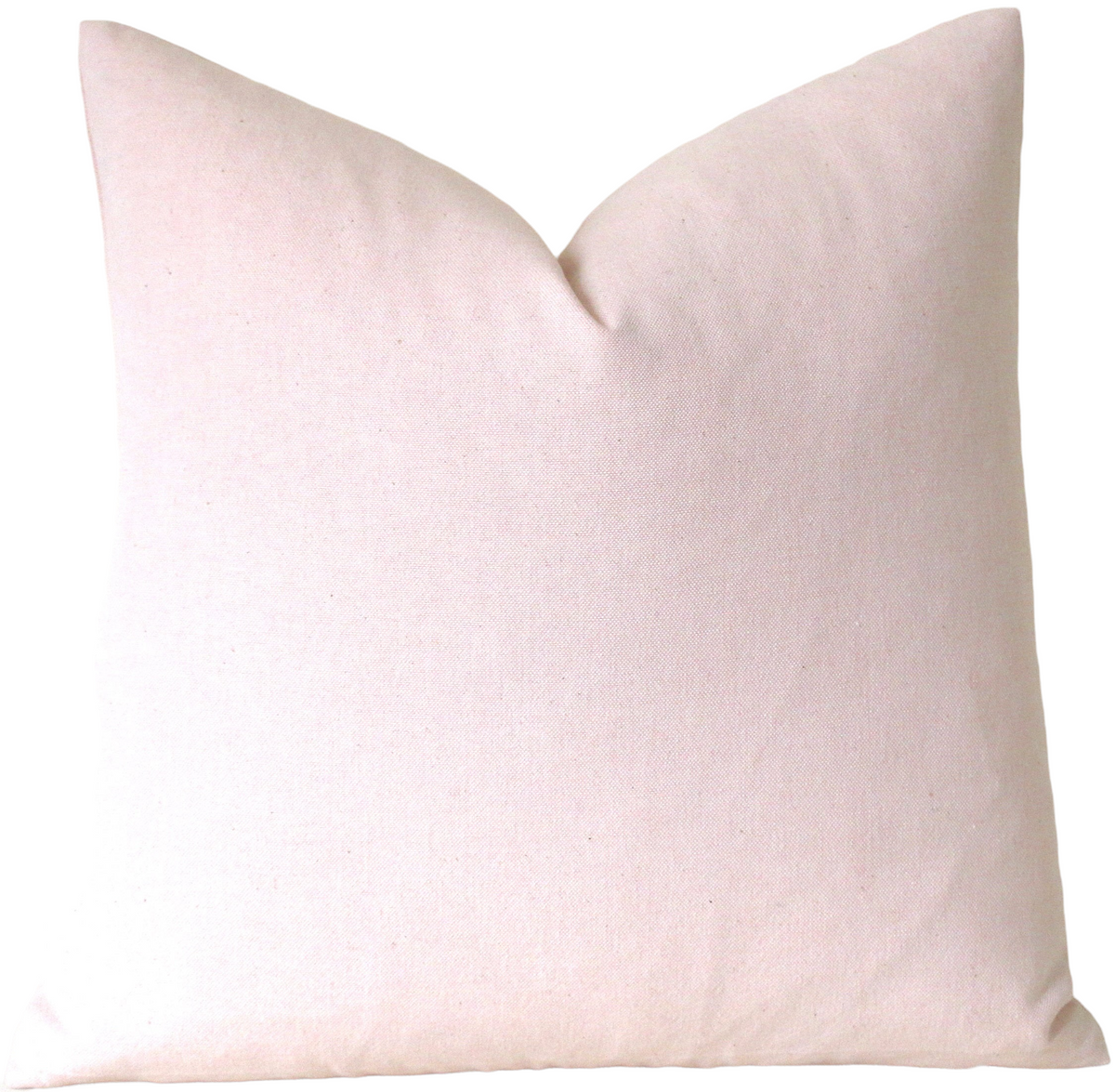 Sevilla 22″ Blush Pink Linen Pillow Cover