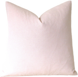 Blush Solid Pillow Cover / Sunset Beach Collection / 20x20 Pillow Cover / Throw Pillow 22x22 / Blush 12x21 Pillow / Cream 24x24 Pillow Cover - Annabel Bleu