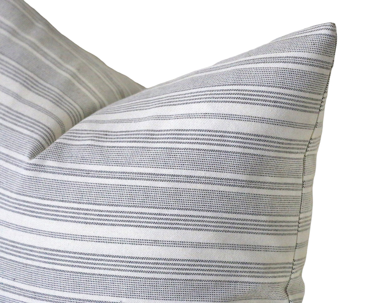 Grey Windowpane Washable Pillow Cover – Quinsby