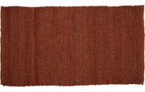 Rust Jute Woven Rug - Annabel Bleu