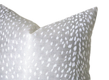 Grey 24x24 Pillow Cover + 9 Other Sizes / Fawn Grey pillow / 24x24 Gray accent pillow / 24x24 Grey throw pillow / Gray Pillow Sectional sofa - Annabel Bleu