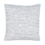 Schumacher Little Fawn Pillow Cover: Chambray Blue or Dusty Pink - Annabel Bleu