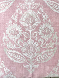 Antique Blue Damask Pillow Cover / Blue Beige Floral Cushion / Damask Pillow Cover / French Country Pillow Cover / Block Print Pillow Cover - Annabel Bleu
