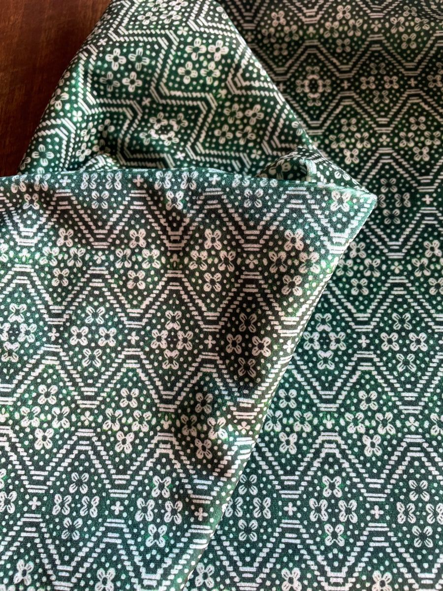 Balsam Green Velvet Upholstery Fabric - ships separately