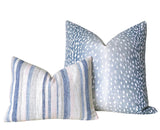 Pink & Blue Pillow Collection 14x36 + 9 Other Sizes / Sunset Beach Collection / Throw Pillow 20x20 / Lumbar 12x21 - Annabel Bleu