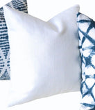 Indigo Collection: Blue Outdoor Pillow Covers / Navy Shibori Pillow cover / Blue Patio Pillow / Boho Pillow Cover / Outdoor 16x16 18x18 - Annabel Bleu