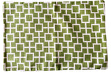 Sale: 12x18” Apple Green Trellis Pillow Cover - Annabel Bleu