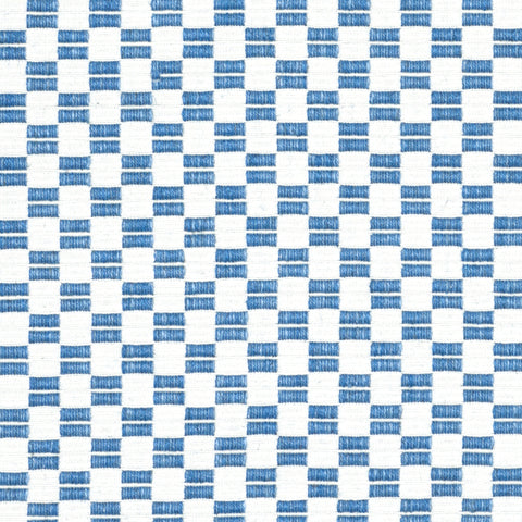 Schumacher Elkhart Fabric by the yard: Country Blue Check