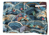 Sale: 12x16” Schumacher Blue Rolling Hills Pillow Cover - Annabel Bleu