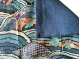 Sale: 12x16” Schumacher Blue Rolling Hills Pillow Cover - Annabel Bleu