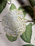 Sale: 24x24 Birds and Butterflies Floral Pillow Cover - Annabel Bleu