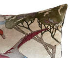 Mulberry Flying Ducks Velvet Pillow Cover in Camel