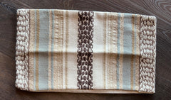 Sale: Woven Brown Striped Pillow Cover for 14x20” Insert