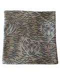 Sale: 16x16 Tiger Pillow Cover, in Mushroom Tones