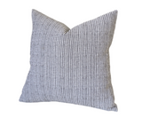 Grey Decorative Pillow / 10 Sizes / Hemp Throw Pillow Cover / Hmong Pillows / Couch Pillow Covers - Annabel Bleu