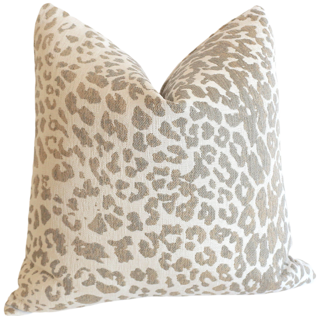 Sunbrella Leopard Outdoor Pillow Cover Outdoor Large Cushion 16x16 or 9 other sizes Genuine Sunbrella Pillow Cheetah Patio Pillow cover Annabel Bleu