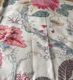 Sale: 24x24 Jacobean Floral Pillow Cover - Annabel Bleu